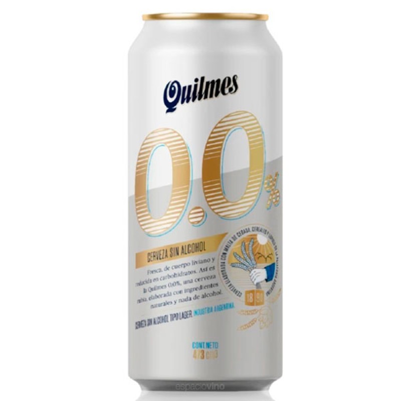 Quilmes Cerveza Sin Alcohol 473cm Quilmes Cerveza Sin Alcohol 473cm