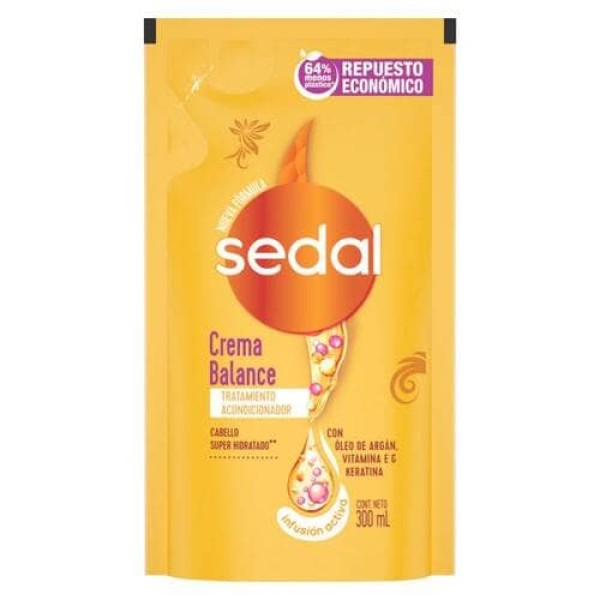 Sedal Acondicionador Crema Balance Doy Pack 300ml