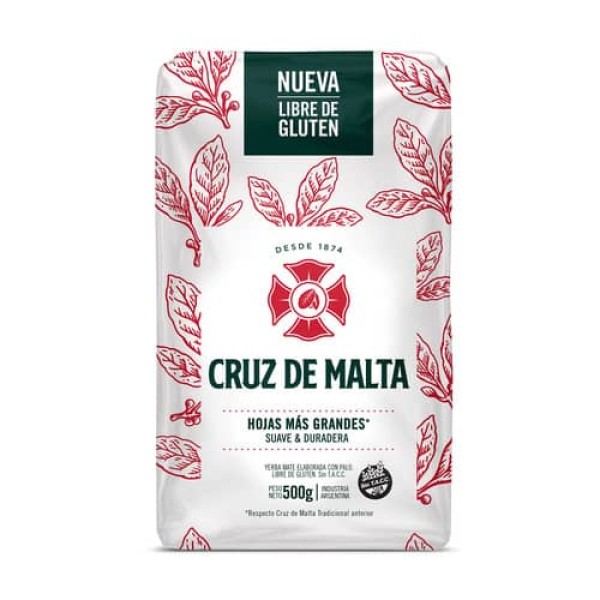 Cruz De Malta Yerba Mate Con Palo 500gr