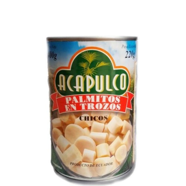 Acapulco Palmitos En Trozos Chicos 400gr