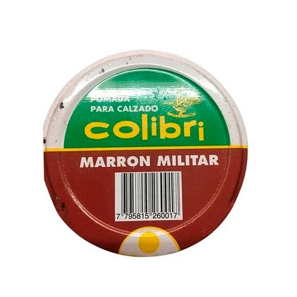 Colibri Pomada Para Calzado Marron Militar 44gr