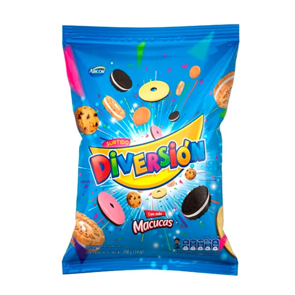 Diversion Galletitas Dulces Surtidas 398gr