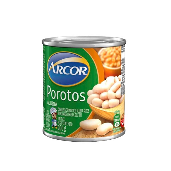 Arcor Conserva De Porotos Alubia Sin Conservantes 300gr