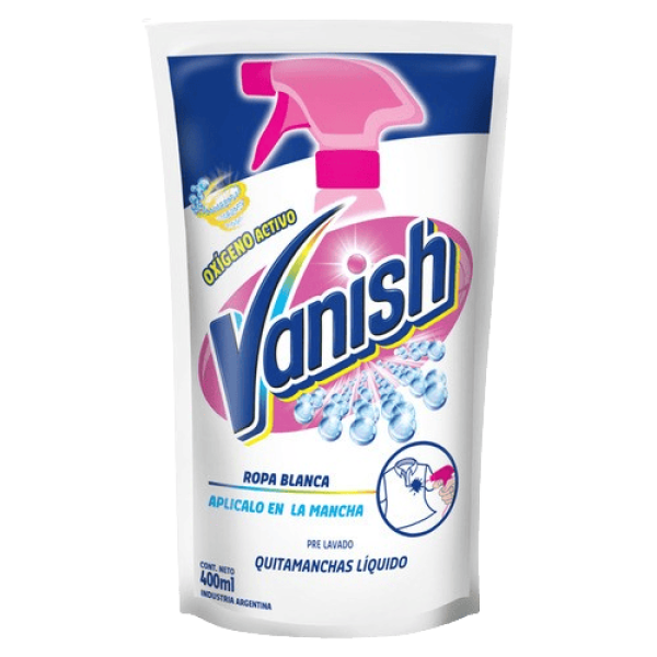 Vanish Quitamanchas Liquido Para Ropa Blanca 400ml