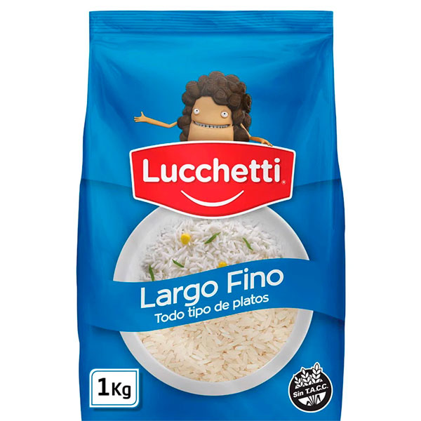 Lucchetti Arroz Largo Fino 1kg