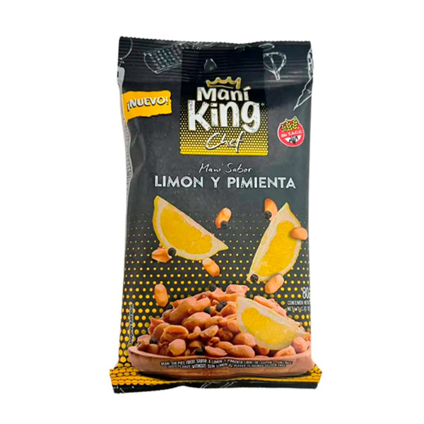 Mani King Mani Sabor Limon Y Pimienta 80gr