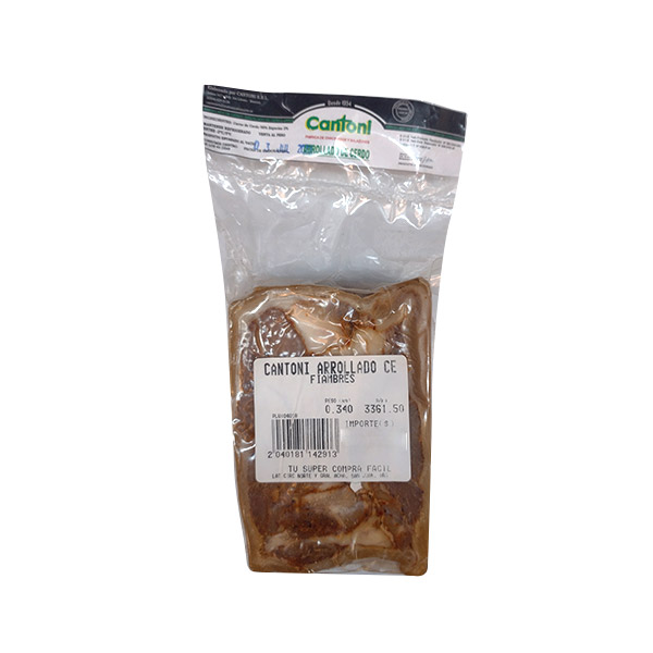 Cantoni Arrollado De Cerdo x Unidad (Peso aprox 260gr)