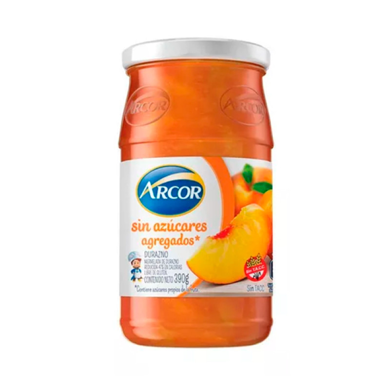 Arcor Mermelada de Durazno Sin Azucares Agregados 390gr Arcor Mermelada de Durazno Sin Azucares Agregados 390gr
