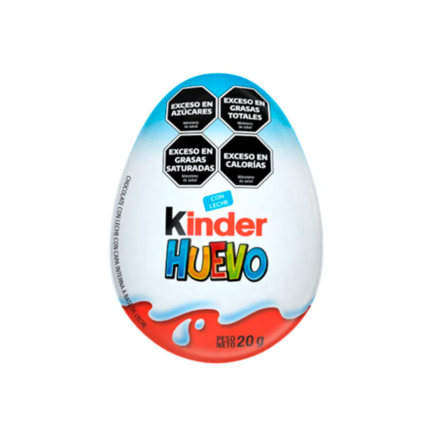 Kinder Sorpresa Huevo De Chocolate Con Leche Azul 20gr