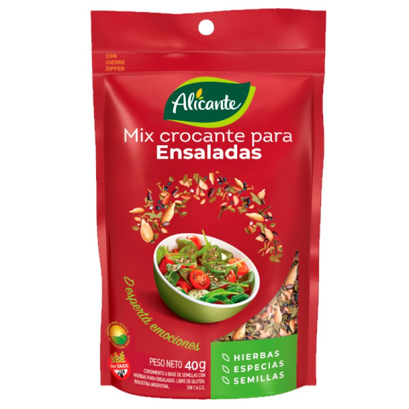 Alicante Mix Crocante Para Ensaladas 40gr Alicante Mix Crocante Para Ensaladas 40gr