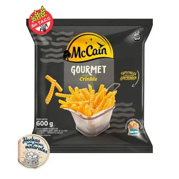 Mc Cain Papas Prefritas Gourmet Corte Crinkle 600gr