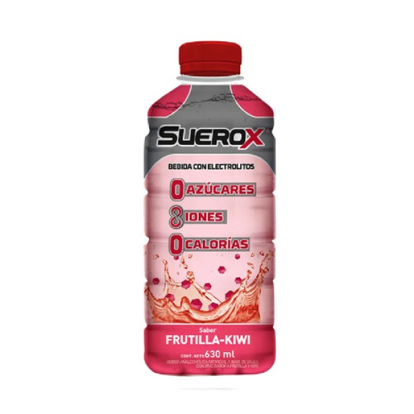 Suerox Bebida Analcoholica Sabor Frutilla Y Kiwi 630ml