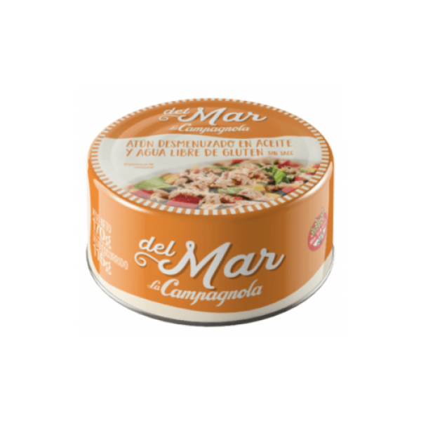 La Campagnola Del Mar Atun Desmenuzado En Aceite Y Agua 170gr