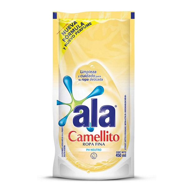 Ala Camellito Ropa Fina Liquido Para Lavar La Ropa 450ml