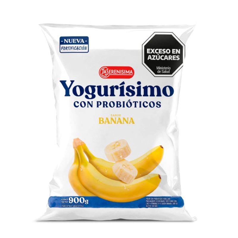 Yogurisimo Yogur Bebible Con Probioticos Sabor Banana 900gr Yogurisimo Yogur Bebible Con Probioticos Sabor Banana 900gr