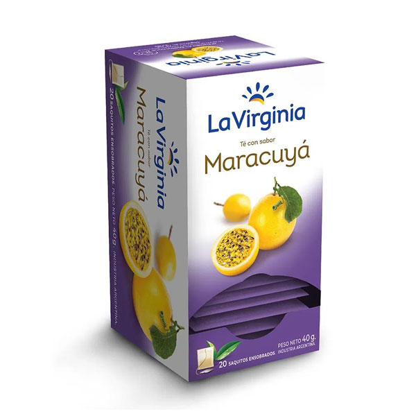 La Virginia Te Sabor Maracuya 20 Saquitos 40gr