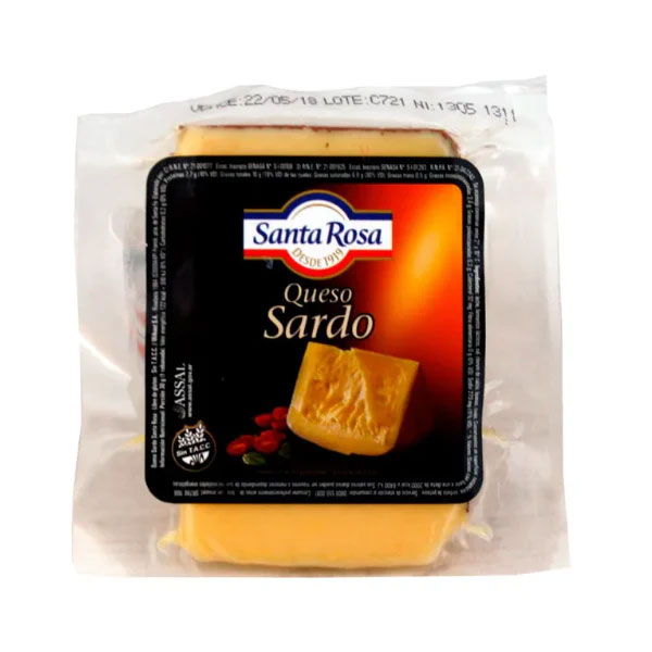 Santa Rosa Queso Sardo Envasado x Unidad (Peso aprox 300gr)