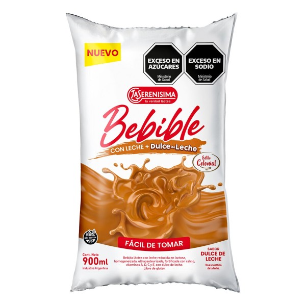 La Serenisima Bebida Lactea Con Leche Y Dulce De Leche 900ml