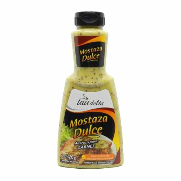 Tau Delta Aderezo Para Carnes y Ensaladas Mostaza Dulce 320gr